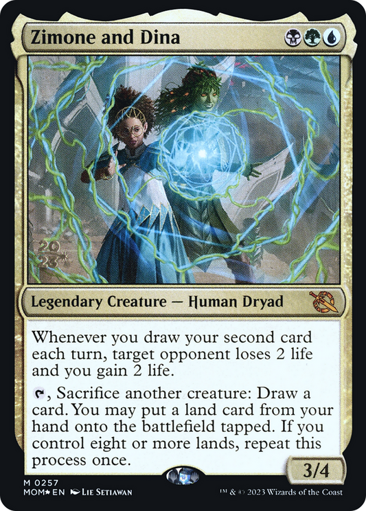 Zimone and Dina [March of the Machine Prerelease Promos]