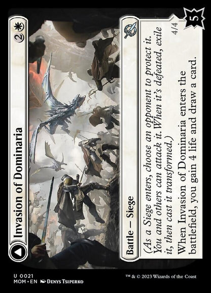 Invasion of Dominaria // Serra Faithkeeper [March of the Machine] Foil