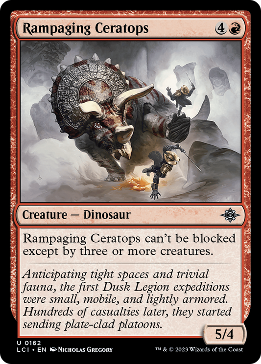 Rampaging Ceratops [The Lost Caverns of Ixalan] Foil