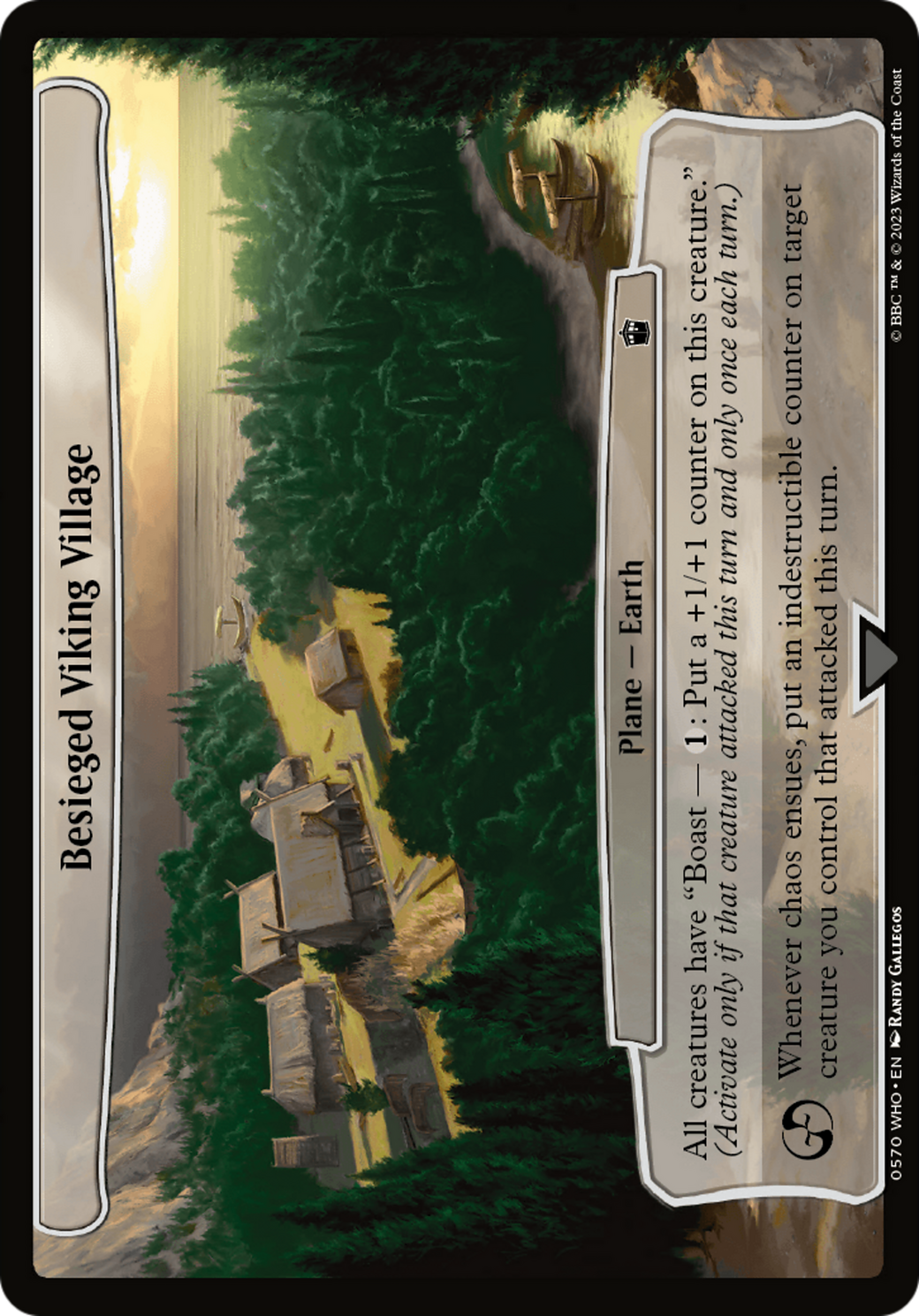 Besieged Viking Village [Planechase]