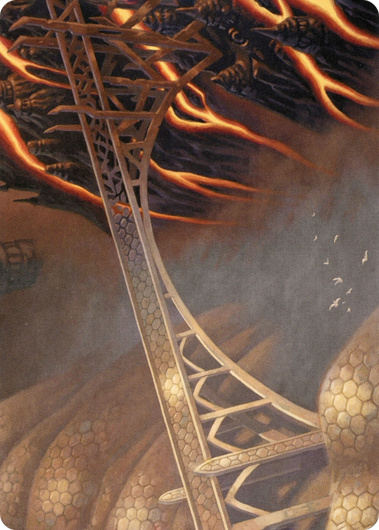 Rustvale Bridge Art Card [Modern Horizons 2 Art Series] | Silver Goblin