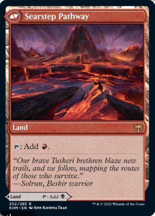 Blightstep Pathway // Searstep Pathway [Kaldheim] Foil