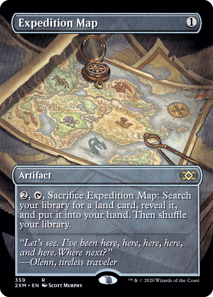 Expedition Map (Toppers) [Double Masters] Foil