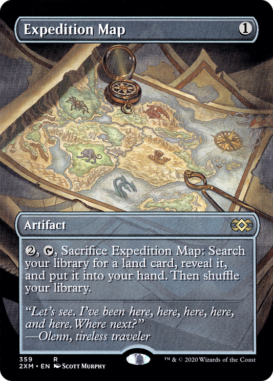 Expedition Map (Toppers) [Double Masters] Foil