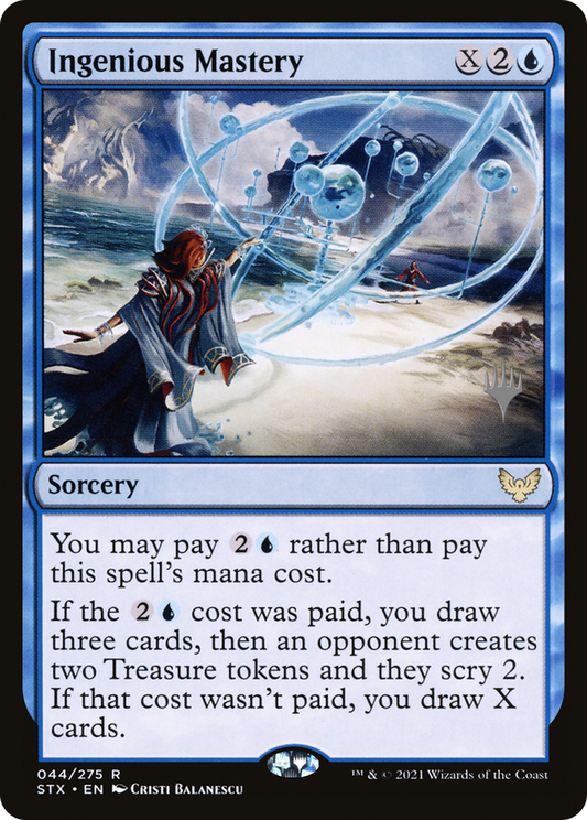 Ingenious Mastery (Promo Pack) [Strixhaven: School of Mages Promos] Foil
