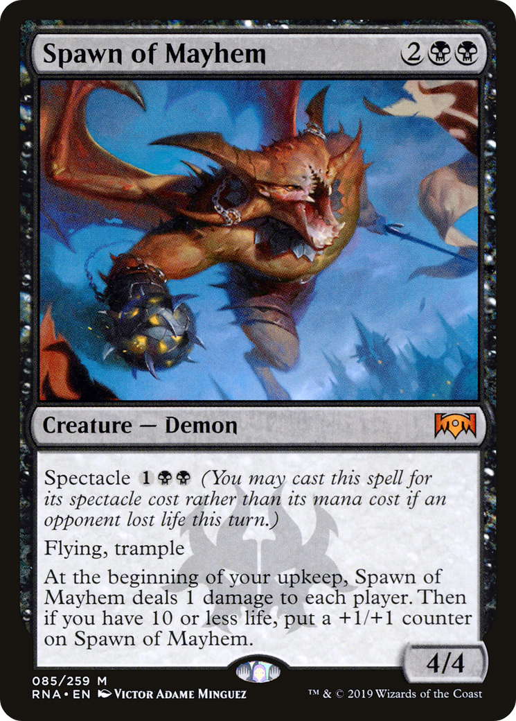 Spawn of Mayhem [Ravnica Allegiance] Foil