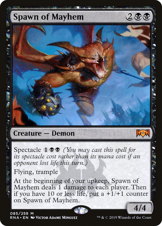 Spawn of Mayhem [Ravnica Allegiance] Foil