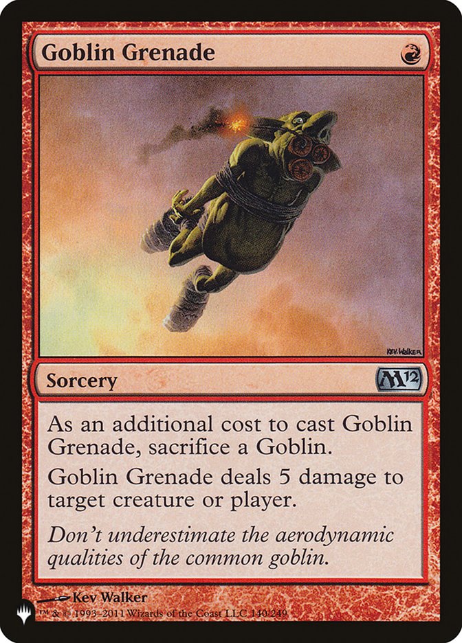 Goblin Grenade [The List] | Silver Goblin