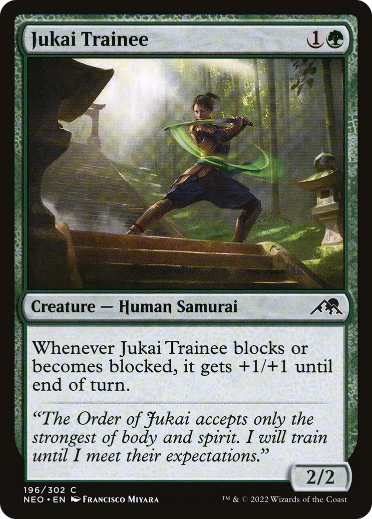 Jukai Trainee [Kamigawa: Neon Dynasty] Foil