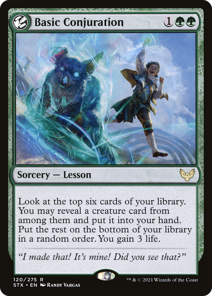 Basic Conjuration [Strixhaven: School of Mages] Foil