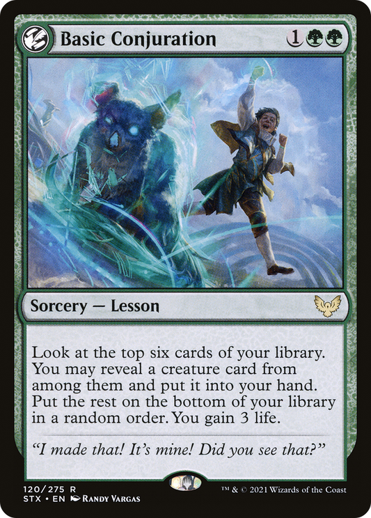 Basic Conjuration [Strixhaven: School of Mages] Foil