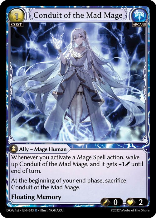 Conduit of the Mad Mage (243) [Dawn of Ashes: 1st Edition] Foil