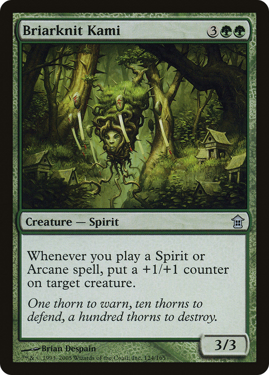 Briarknit Kami [Saviors of Kamigawa] Foil