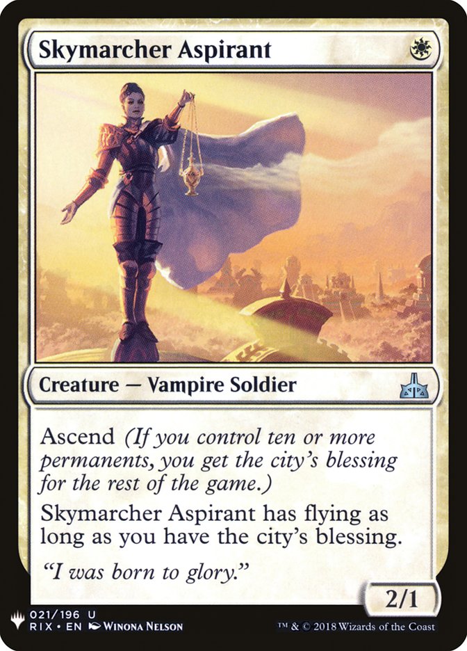 Skymarcher Aspirant [Mystery Booster] | Silver Goblin