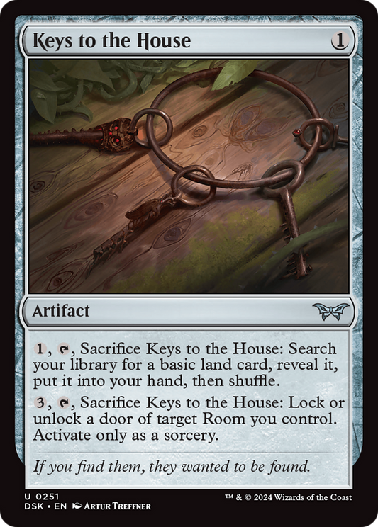 Keys to the House [Duskmourn: House of Horror] Foil