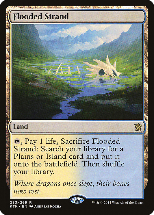 Flooded Strand [Khans of Tarkir] Foil