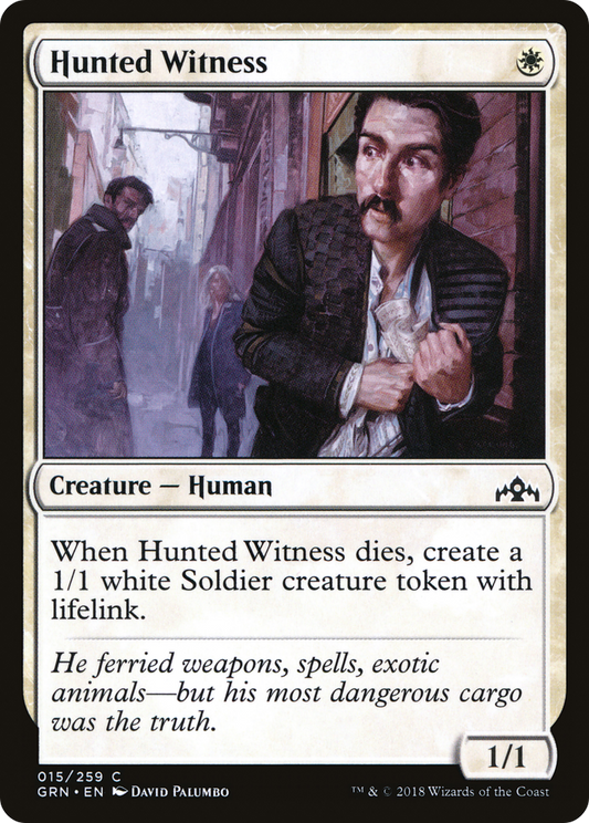 Hunted Witness [Guilds of Ravnica] Foil