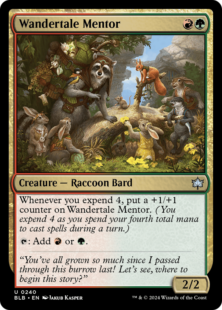 Wandertale Mentor [Bloomburrow] Foil