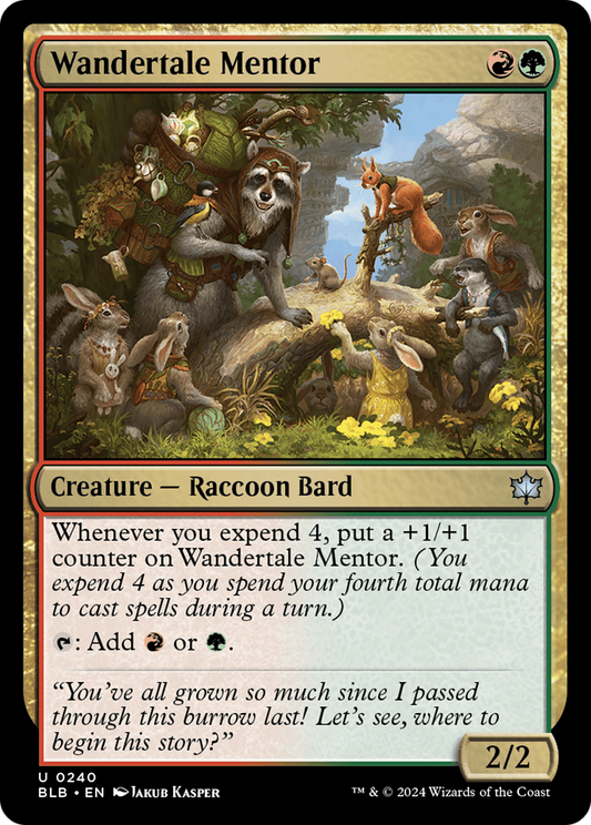 Wandertale Mentor [Bloomburrow] Foil