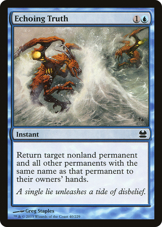 Echoing Truth [Modern Masters] Foil