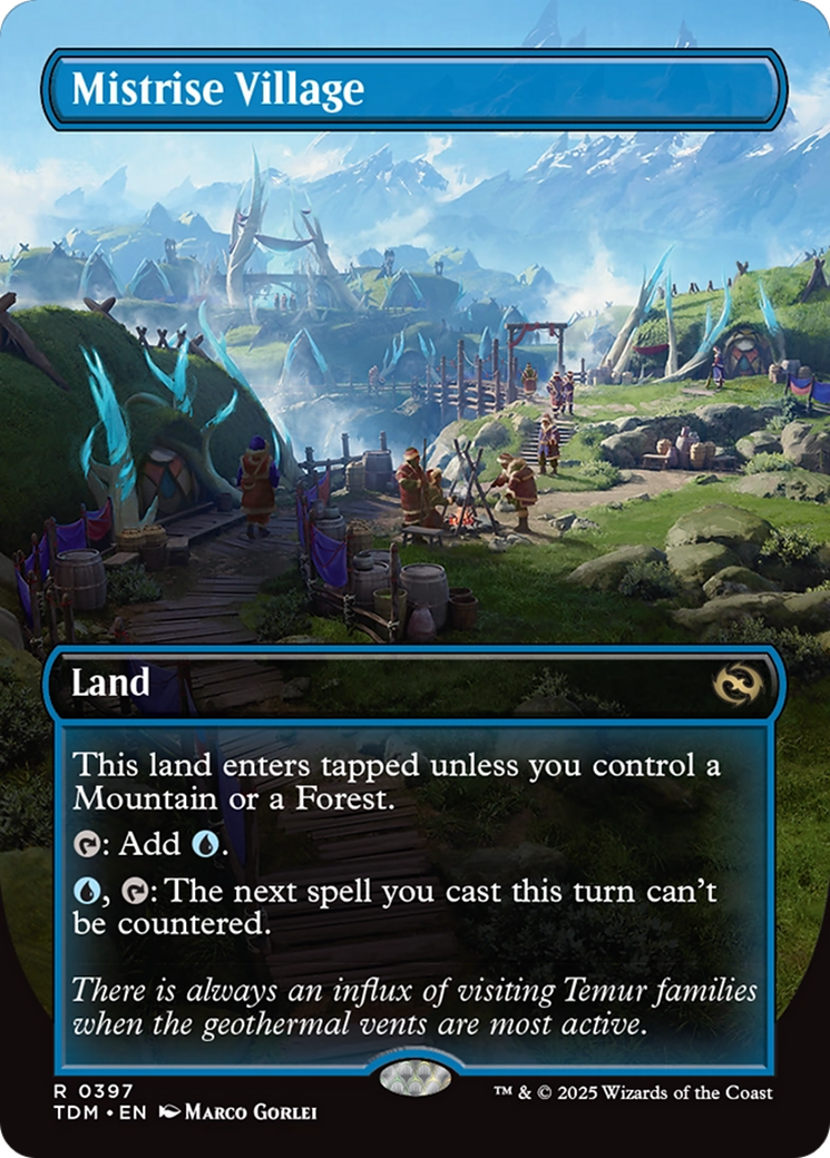 Mistrise Village (397)(Borderless) Foil