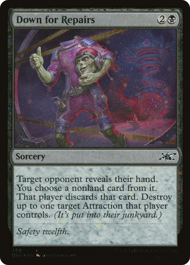 Down for Repairs (Galaxy Foil) [Unfinity]