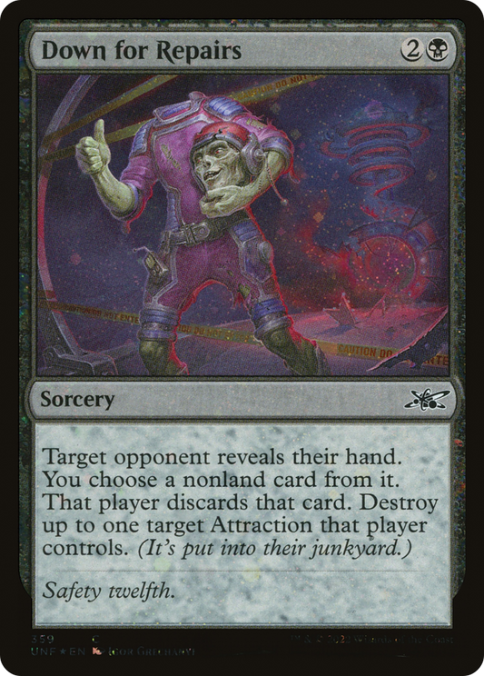 Down for Repairs (Galaxy Foil) [Unfinity]