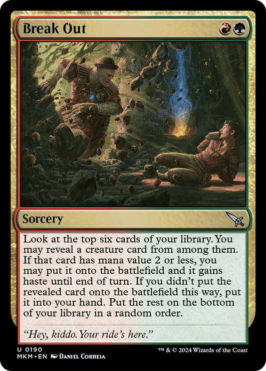 Break Out (Blue) [Murders at Karlov Manor] Foil