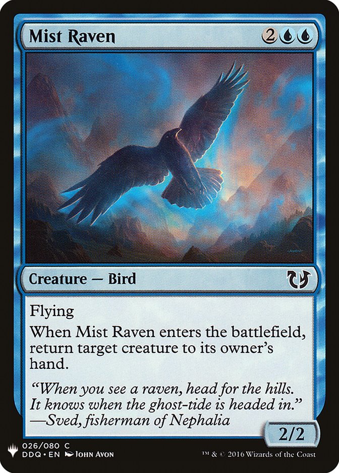 Mist Raven [Mystery Booster] | Silver Goblin