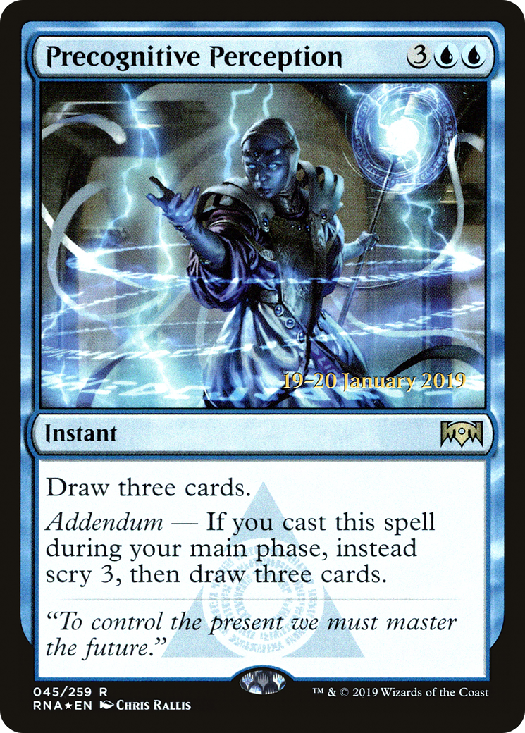 Precognitive Perception (045) Foil - Ravnica Allegiance Promos