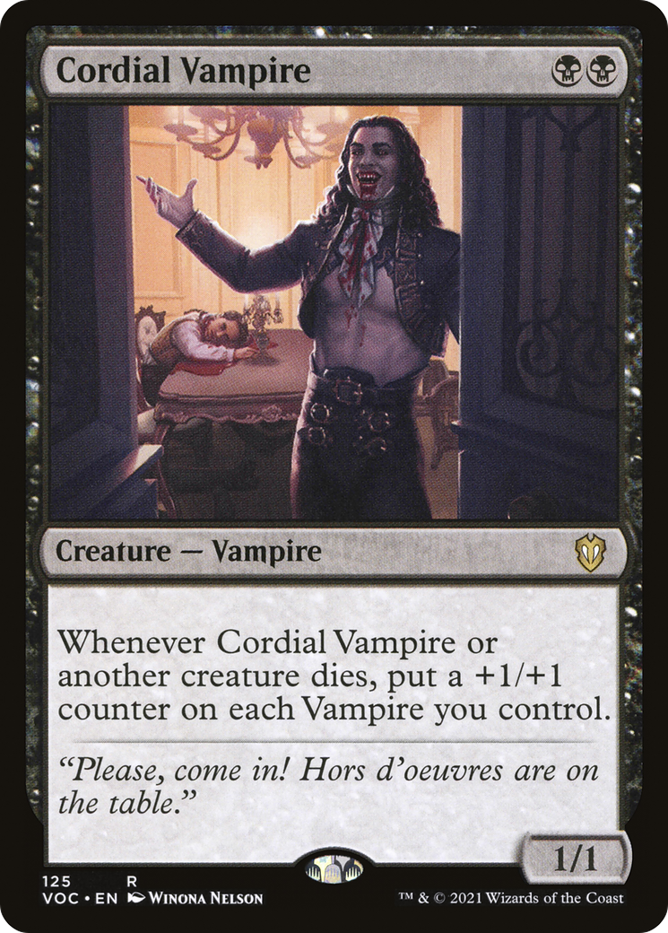 Cordial Vampire [Innistrad: Crimson Vow Commander]