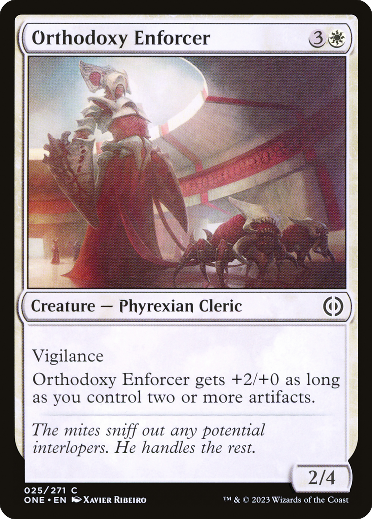 Orthodoxy Enforcer [Phyrexia: All Will Be One] Foil