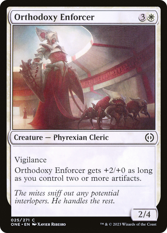 Orthodoxy Enforcer [Phyrexia: All Will Be One] Foil