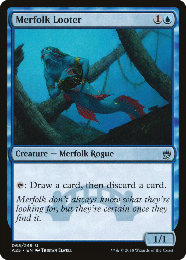 Merfolk Looter (065) Foil - Masters 25