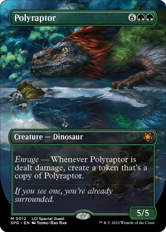 Polyraptor (Borderless) [The Lost Caverns of Ixalan Special Guests] Foil