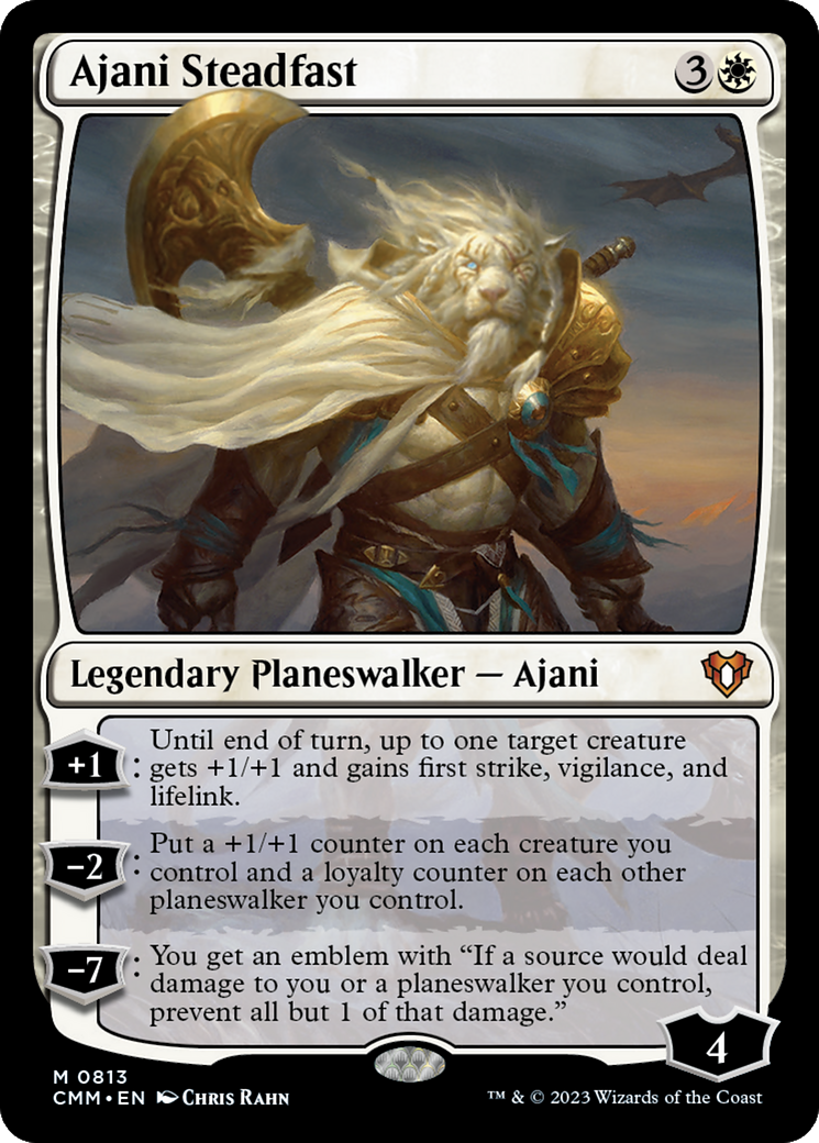 Ajani Steadfast [Commander Masters] | Silver Goblin