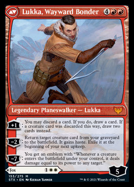 Mila, Crafty Companion // Lukka, Wayward Bonder [Strixhaven: School of Mages] Foil