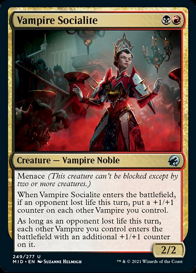 Vampire Socialite [Innistrad: Midnight Hunt] | Silver Goblin