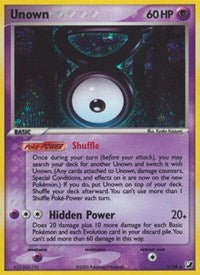 Unown (V) (V/28) [EX: Unseen Forces] | Silver Goblin
