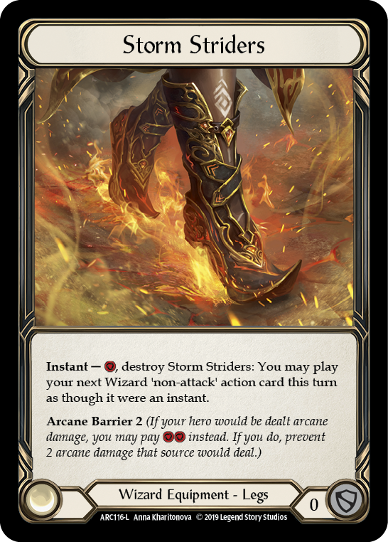 Storm Striders [ARC116-L] (Arcane Rising)  1st Edition Cold Foil | Silver Goblin