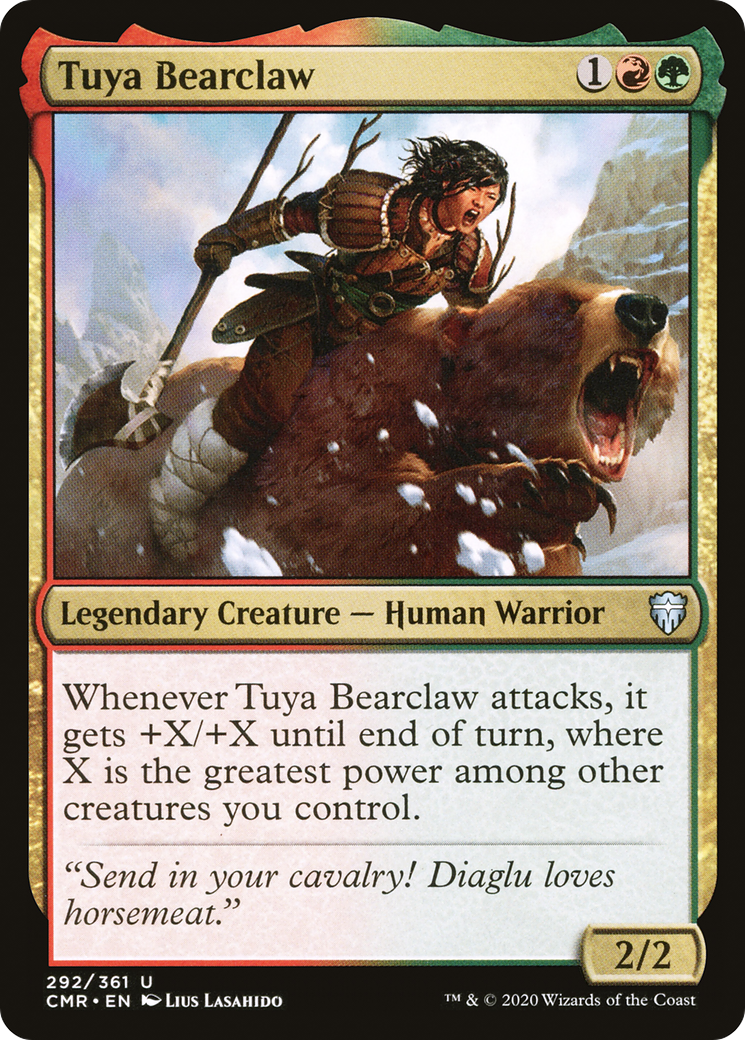 Tuya Bearclaw (292) Foil - Commander Legends
