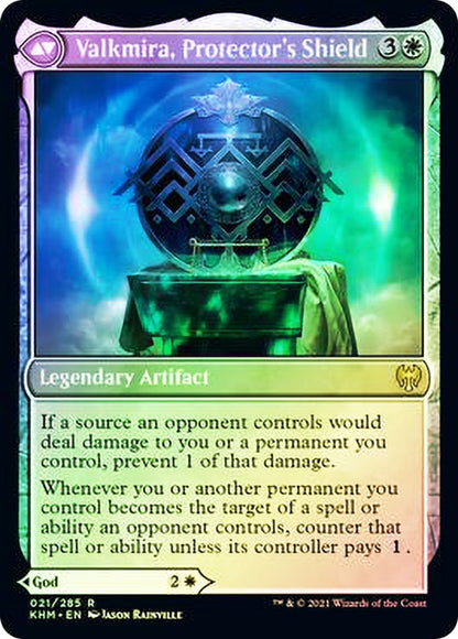 Reidane, God of the Worthy // Valkmira, Protector's Shield (21s) Foil - Kaldheim Promos