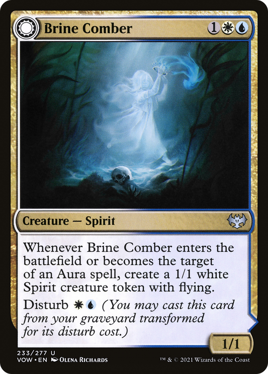 Brine Comber // Brinebound Gift [Innistrad: Crimson Vow] Foil