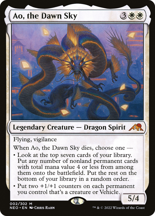 Ao, the Dawn Sky [Kamigawa: Neon Dynasty] Foil