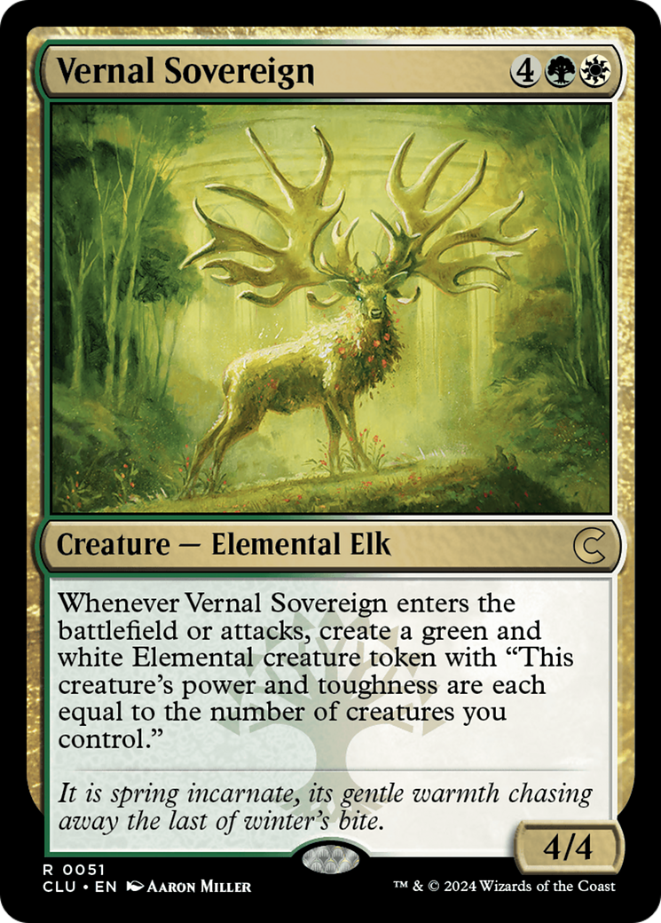 Vernal Sovereign (051) - Ravnica: Clue Edition