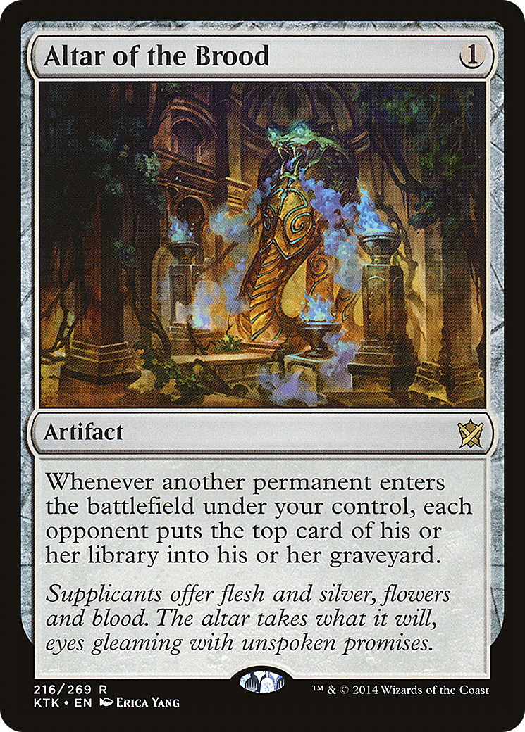 Altar of the Brood [Khans of Tarkir] Foil