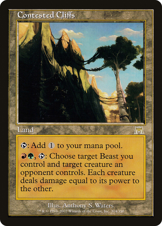 Contested Cliffs [Onslaught] Foil