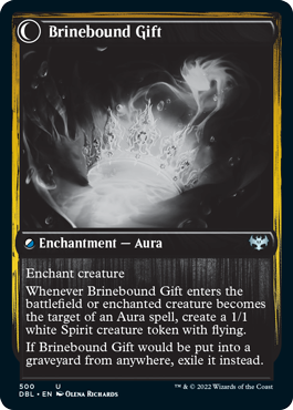 Brine Comber // Brinebound Gift [Innistrad: Double Feature] Foil