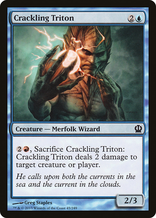 Crackling Triton [Theros] Foil