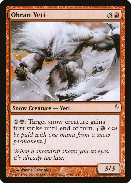 Ohran Yeti [Coldsnap] Foil